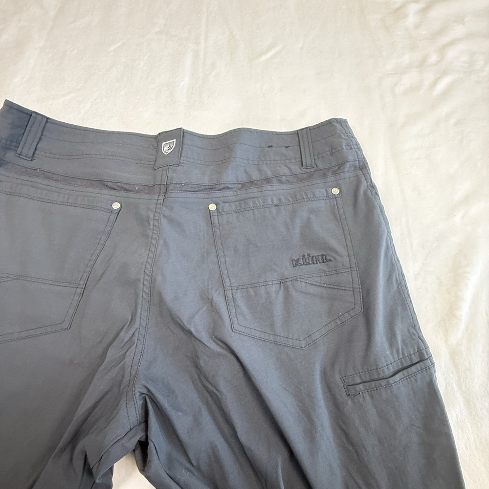 Kuhl Pants Mens 36x30 Gray Nylon Stretch Hiking Outdoor Trail 5 Pocket - Picture 12 of 13